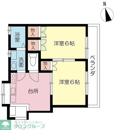 リバーサイドビューの物件間取画像